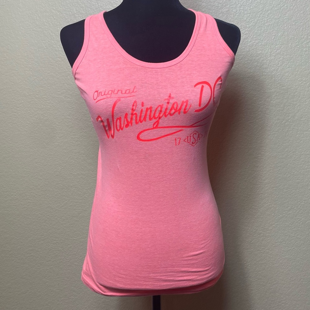 Pink Washington DC Tank Top